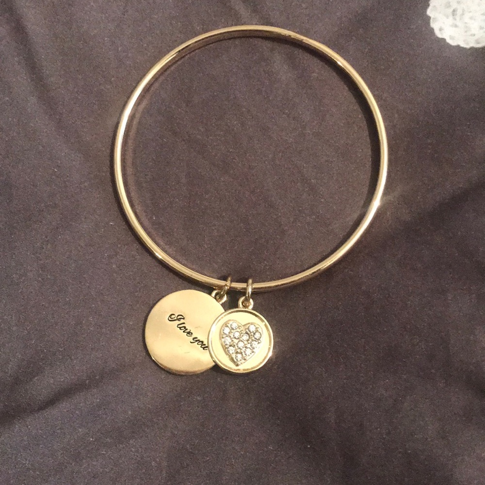 Bcbgeneration Goldstone Bangle Bracelet Nwot - image 1